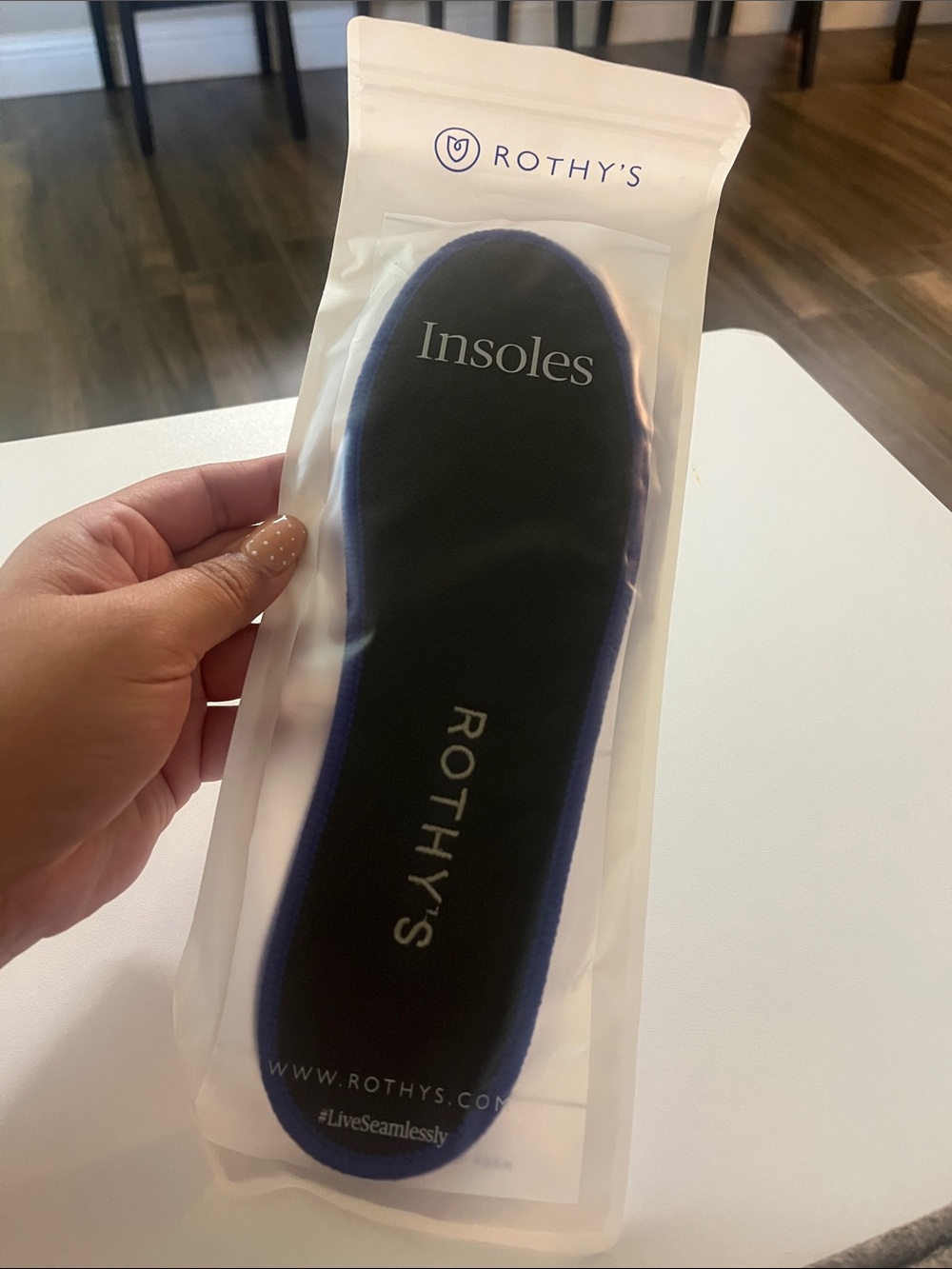 New in Packaging Auth ROTHYS Insoles-Sz 8.5-Fits “The Sneaker” Slip On Style